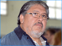 El jefe de la bancada kirchnerista de diputados provinciales, Fernando "Chino" Navarro.
