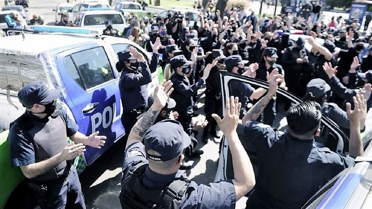 Protesta Policía Bonaerense 1
