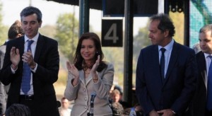 Cristina, junto a Scioli y Randazzo, presentó nuevos trenes