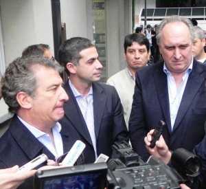 Urribarri se reunió con el presidente del Concejo platense