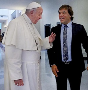 Con un mensaje «sciolista», el Papa recibió a Alberto Pérez