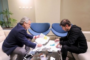 Fernández y Kicillof se reunieron para analizar pobreza y desocupación