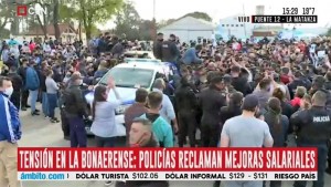 La Policía Bonaerense no afloja y se profundiza la protesta