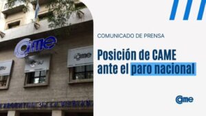 Fuerte rechazo empresario al paro de la CGT